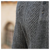 Men's Old Money Thickened Warm Base Sweater With Lapel