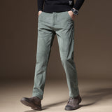 New Corduroy Casual Men's Straight Slim-fit Stretch Pants
