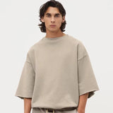 Mens Fashion Casual Solid Colour Fleece Sweatshirt