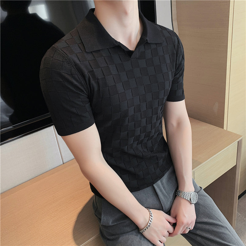 Summer New Men's Short Sleeve Polo Shirt - Dolce Elegante