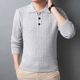 Plus Size Jacquard Top Autumn And Winter Men's Sweater