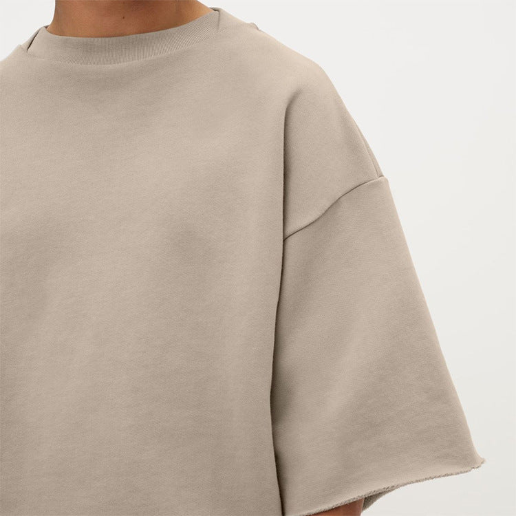 Mens Fashion Casual Solid Colour Fleece Sweatshirt - Dolce Elegante
