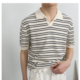 Old Money Polo Men's Short-sleeved Lapel T-shirt