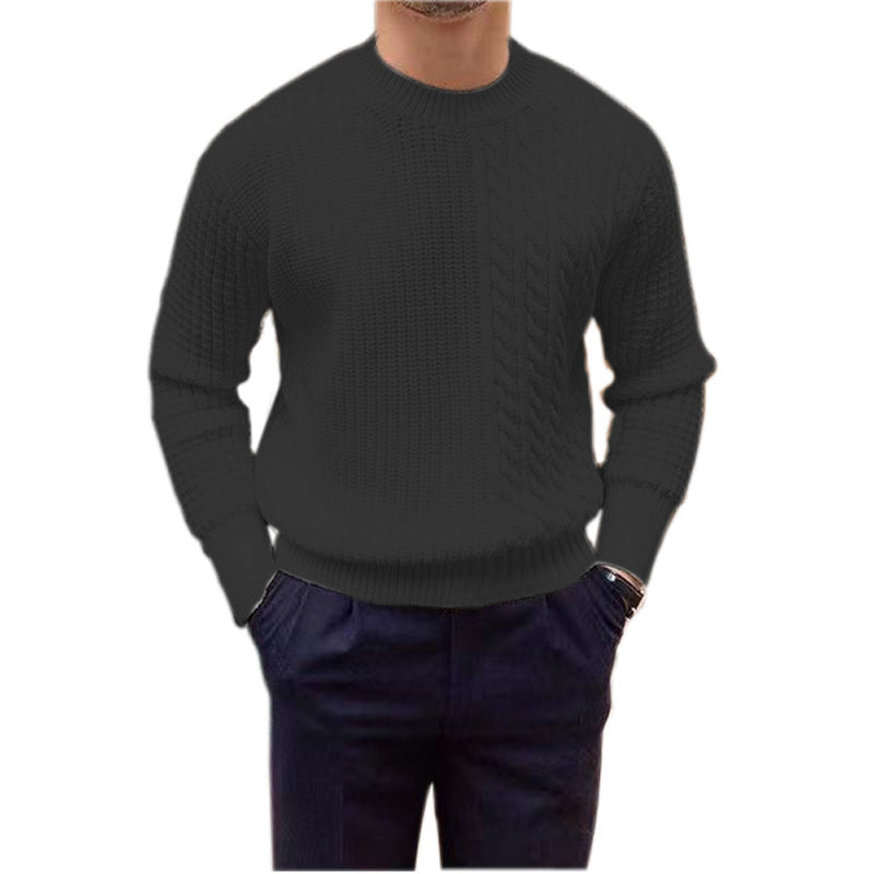 Men's Clothing Knitted Sweater Twisted String Design Sense