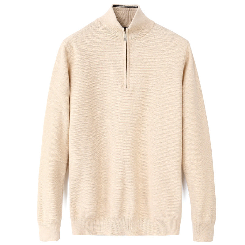 Stand-up Collar Men's Sweater Knitwear - Dolce Elegante