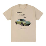 Need Money For Vintage T-shirt Cotton Men T Shirt