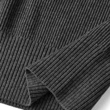 Reißverschluss-Oberbekleidungspullover Herren-Strickjacke mit Revers
